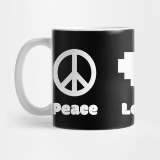 Peace Love and Sanitize Mug